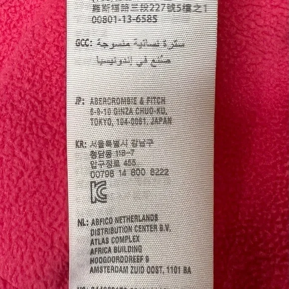 Hollister Olive All Weather Stretch Jacket with Pink Lining, Size Small- EUC! - Picture 6 of 7